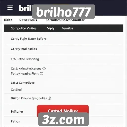 Avaliação dos bônus disponíveis no brilho777